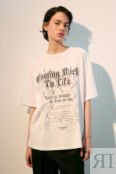 Футболка oversize с принтом в стиле гранж befree 4680798062433 фото 3