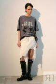 Футболка oversize с принтом в стиле гранж befree 4680798062433 фото 4