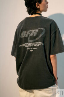 Футболка oversize с принтом-надписью befree