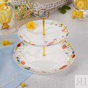 Этажерка двухъярусная Zapel Fleurs des champs ZP-5349 фото 1