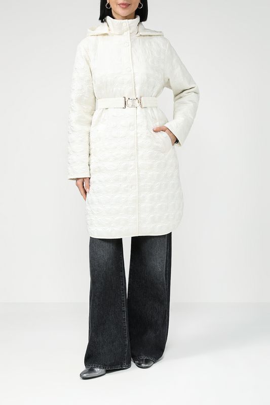 Куртка стеганая с эластичным поясом TWINSET фото 1