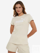 Футболка женская PUMA Ess No. 1 Logo, Бежевый 682371P0P-87 фото 1