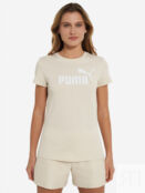 Футболка женская PUMA Ess No. 1 Logo, Бежевый 682371P0P-87 фото 2