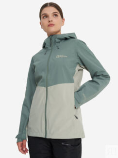 Куртка мембранная женская Jack Wolfskin Weiltal, Зеленый