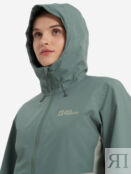 Куртка мембранная женская Jack Wolfskin Weiltal, Зеленый 1115942J01-4311 фото 2