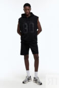 Толстовка oversize с обрезанными рукавами befree 4680704516920 фото 5
