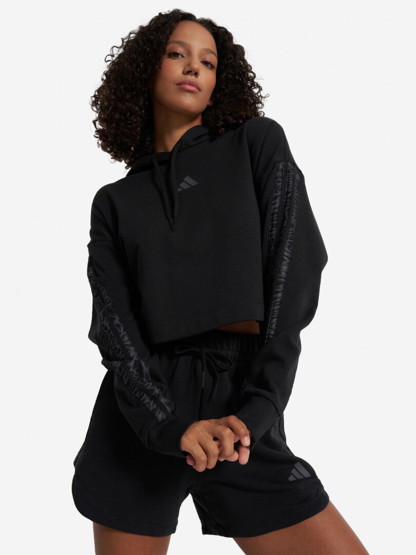 Худи женское adidas, Черный JC6244A01-. фото 1