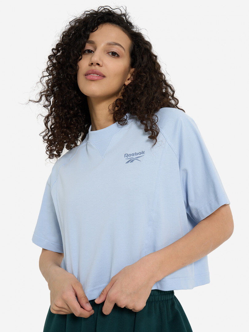Футболка женская Reebok, Голубой 100221442R00-. фото 1