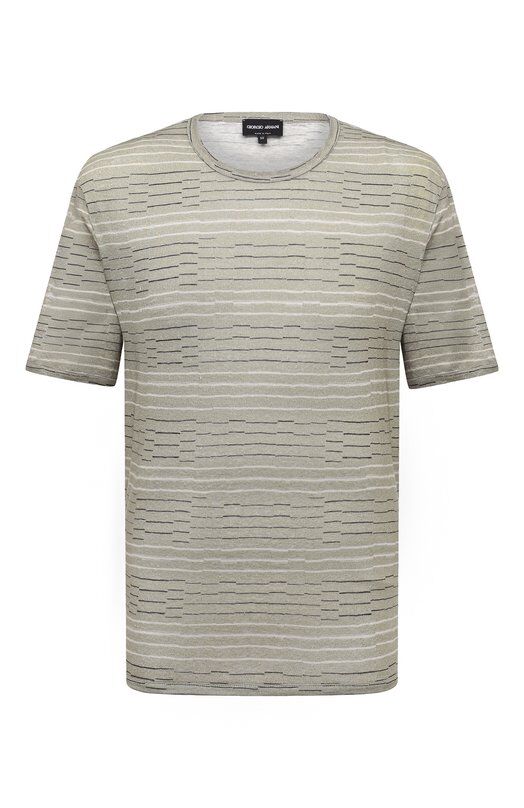 Льняная футболка Giorgio Armani GM000301/TE11562 фото 1