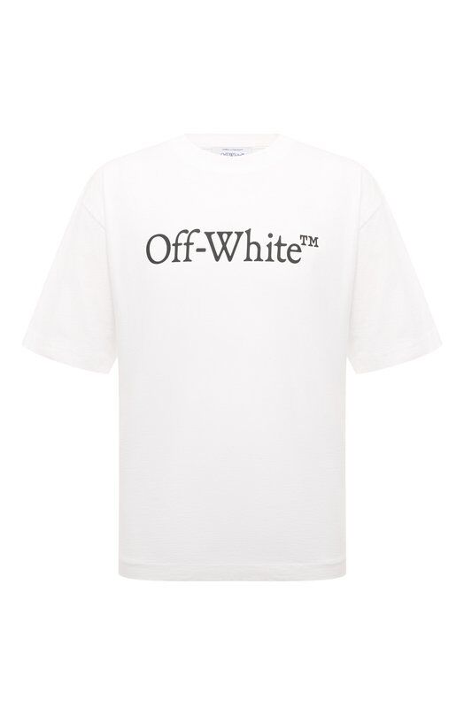 Хлопковая футболка Off-White 0MAA120C99JER008 фото 1