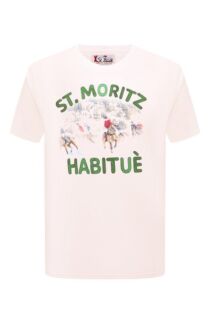 Хлопковая футболка MC2 Saint Barth