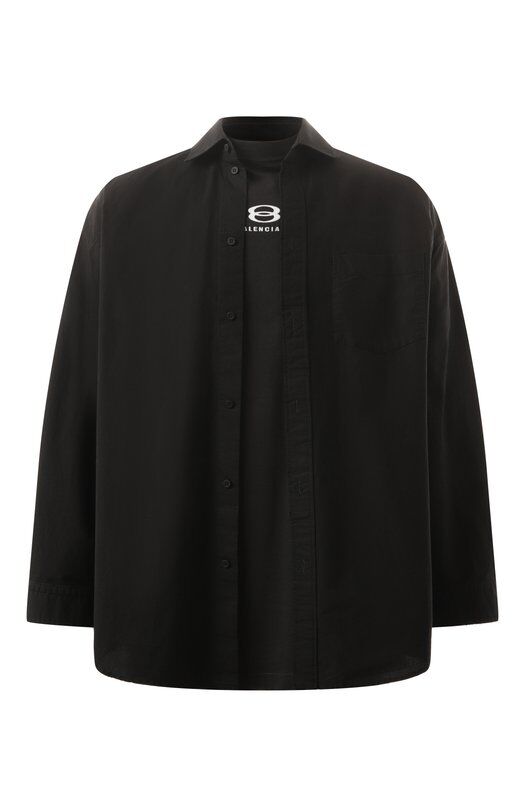 Хлопковая рубашка Balenciaga 794656/TNM60 фото 1