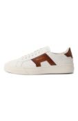 Кожаные кеды Double Buckle Santoni MBGG21779PNNGXAV фото 4