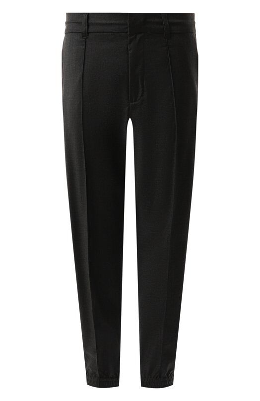 Джоггеры из шерсти и вискозы Emporio Armani 6D1PE9/1NVCZ фото 1