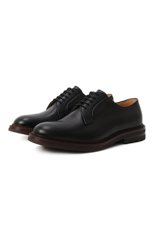 Кожаные дерби Brunello Cucinelli MZUNAIX810 фото 1