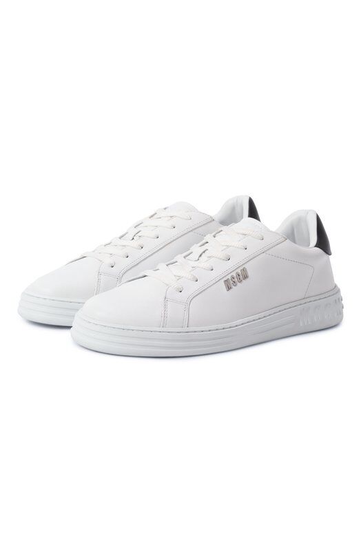 Кожаные кеды MSGM 3840MS506/787 фото 1