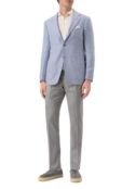 Пиджак из кашемира и шерсти Kiton UG81K0610E52 фото 3