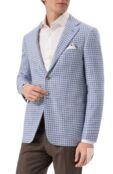 Пиджак из кашемира и шерсти Kiton UG81K0610E52 фото 4
