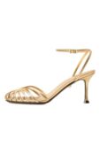 Кожаные босоножки Ally 75 Alevi Milano L25SC003.N.0795G03 фото 4