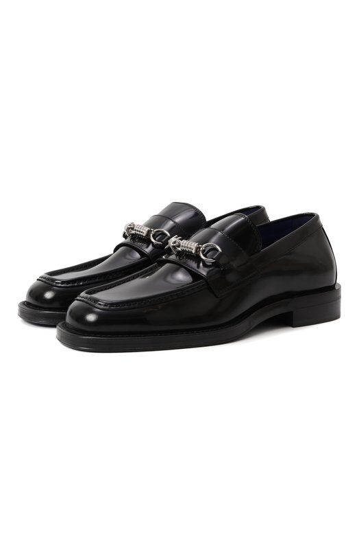 Кожаные лоферы Burberry 8080103 фото 1