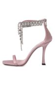 Текстильные босоножки Verity 100 Jimmy Choo VERITY SANDAL 100/SAT фото 4