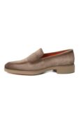 Замшевые лоферы Easy On Santoni MGEG18964TAUXGEX фото 4