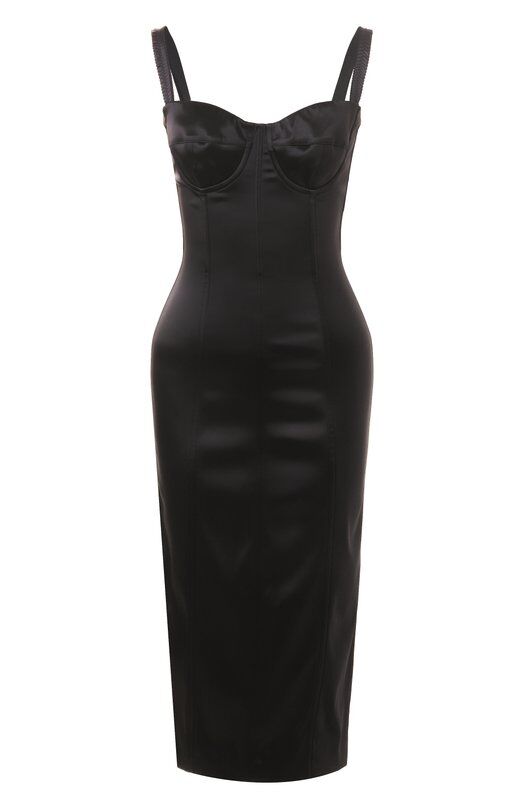 Атласное платье Dolce & Gabbana F6DIHT/FURAD фото 1