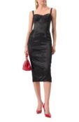 Атласное платье Dolce & Gabbana F6DIHT/FURAD фото 2