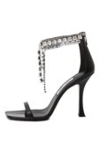 Кожаные босоножки Verity 100 Jimmy Choo VERITY SANDAL 100/BYK фото 4