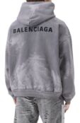 Хлопковое худи Balenciaga 767877/TRVI9 фото 4