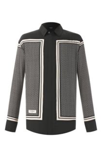 Рубашка из вискозы Balmain