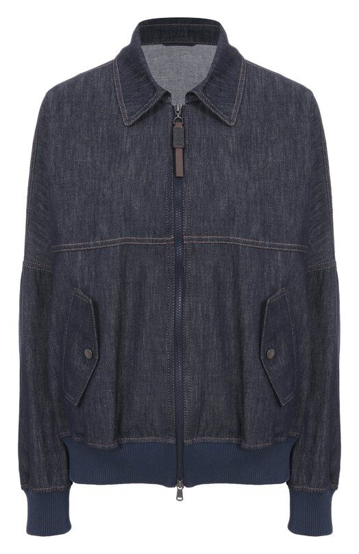 Хлопковый бомбер Brunello Cucinelli MB1257470 фото 1