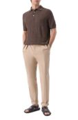 Поло изо льна и хлопка Brunello Cucinelli M2L707815 фото 2
