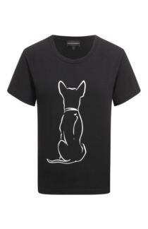 Хлопковая футболка Emporio Armani