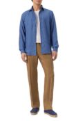 Льняные брюки Corneliani 254592-2514108 фото 2