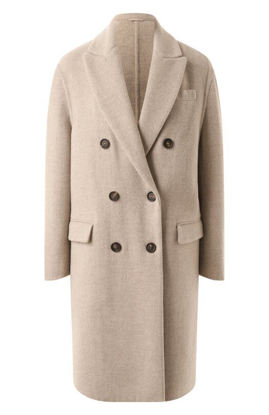 Пальто из шерсти и кашемира Brunello Cucinelli MD5329938 фото 1
