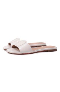 Кожаные шлепанцы Santoni