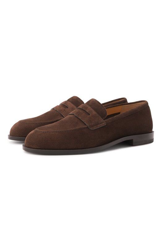 Замшевые пенни-лоферы Bally MSF0H7/SU036 фото 1