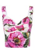 Хлопковый топ-бюстье Dolce & Gabbana F7W98T/HS5S3 фото 1