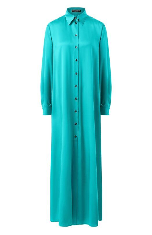 Атласное платье Dolce & Gabbana F6DJPT/FU1UU фото 1