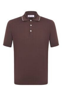 Хлопковое поло Brunello Cucinelli