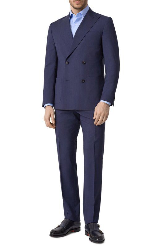 Шерстяной костюм Corneliani 25X009-2517423_SET фото 1