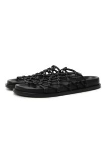 Кожаные шлепанцы Jil Sander