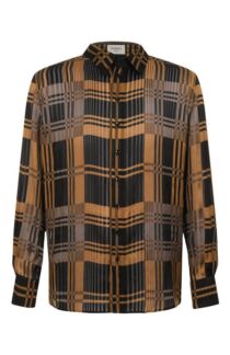 Шелковая рубашка Saint Laurent