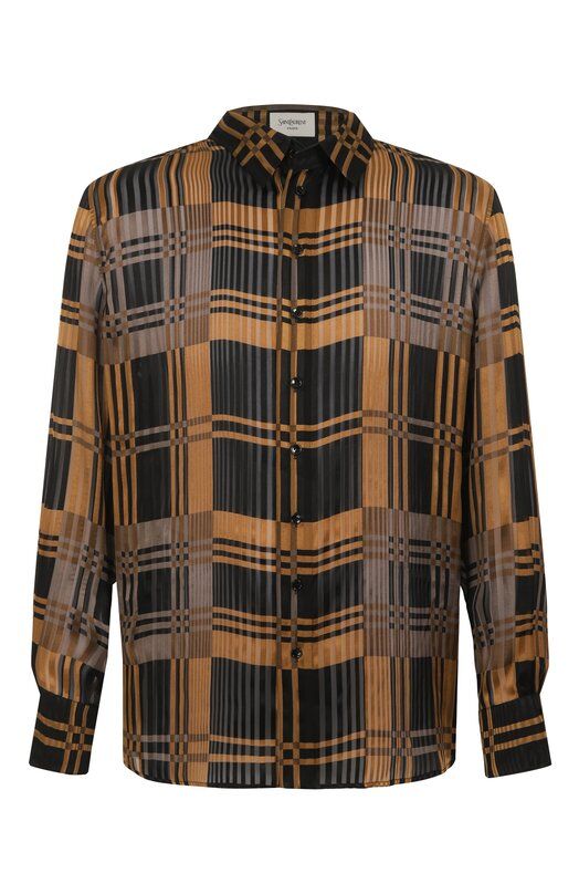 Шелковая рубашка Saint Laurent 813932/Y1L28 фото 1