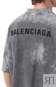 Хлопковая футболка Balenciaga 764235/TRVI8 фото 5