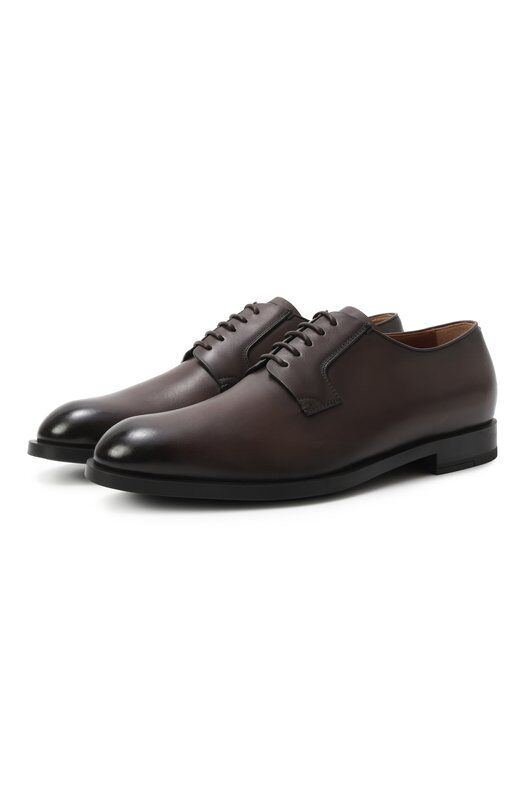 Кожаные дерби Zegna A6049Z/LHCGP фото 1
