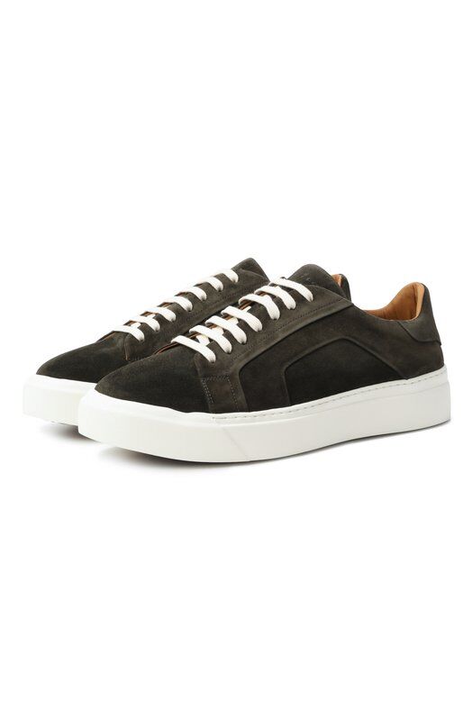 Замшевые кеды Kiton USSA268N0119002 фото 1