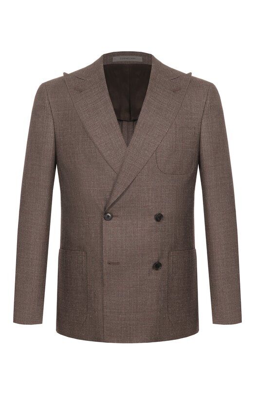 Пиджак из шерсти и шелка Corneliani 25X009-2516206 фото 1