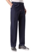 Брюки изо льна и хлопка Kiton UPR003LK0636F19 фото 3